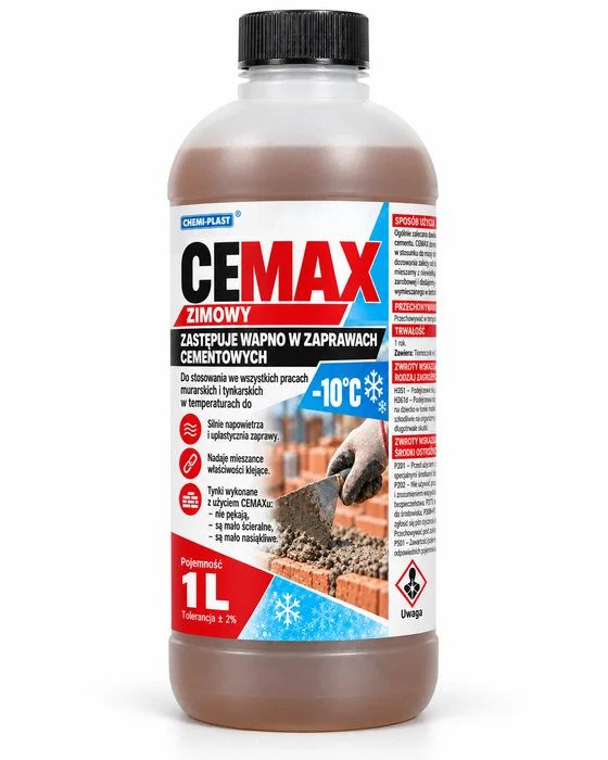 CEMAX ZIMA Plastyfikator do zapraw, 1 l