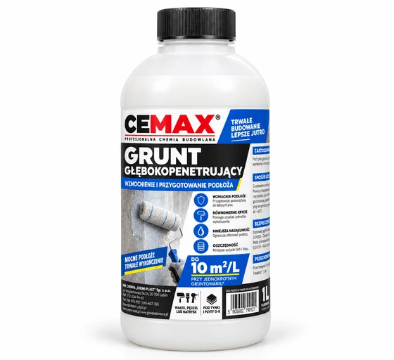 CEMAX Grunt głęboko penetrujący, 1 l