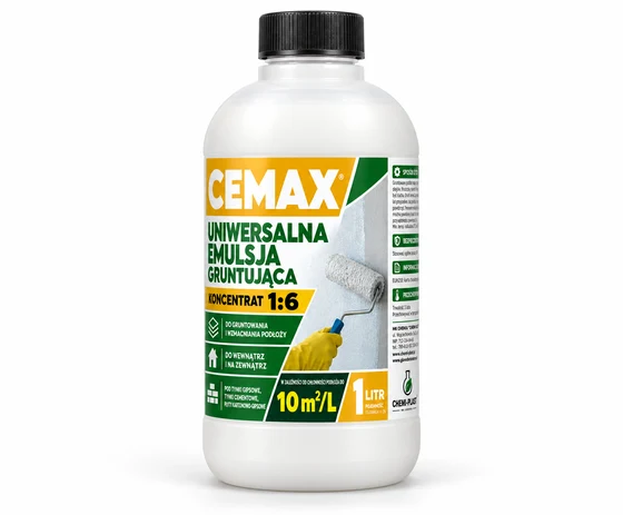CEMAX Uniwersalna emulsja gruntująca koncentrat 1:6, 1 l