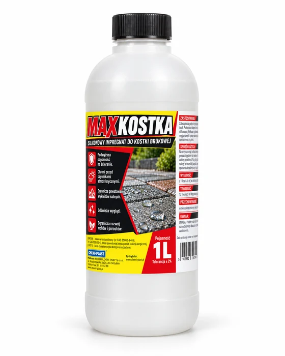 MAXKOSTKA Silikonowy impregnat do kostki brukowej, 1 l