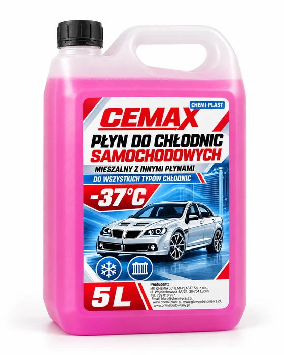 CEMAX Płyn do chłodnic samochodowych -37 st. C, 5 l