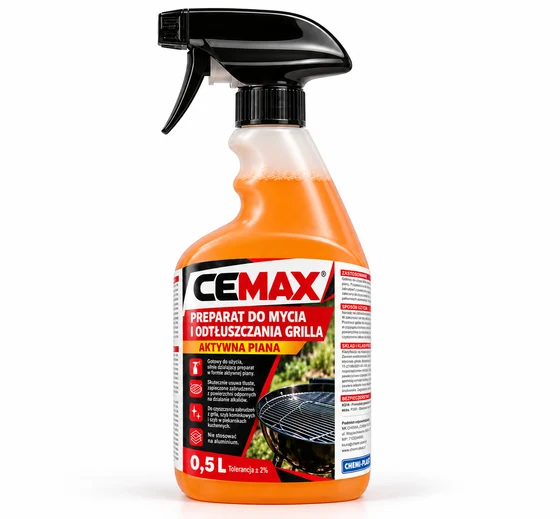 Preparat do mycia i odtłuszczania grilla, 0,5 l