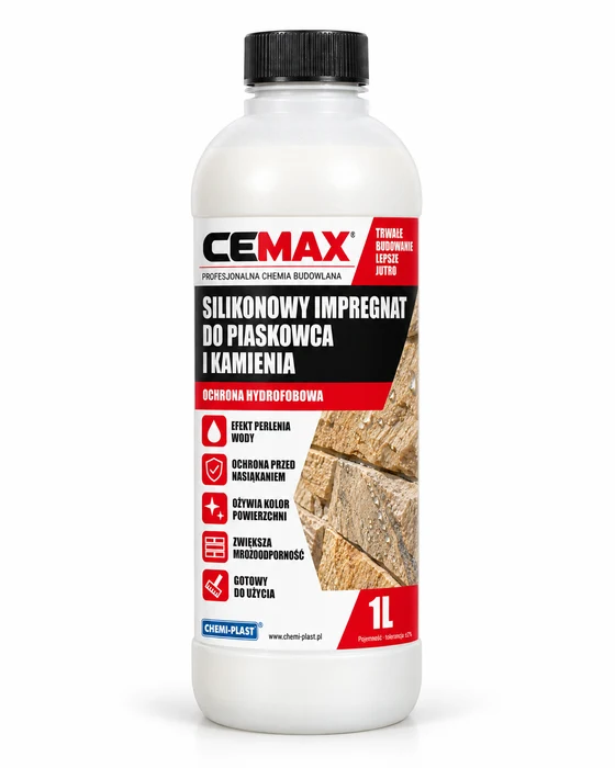 Silikonowy impregnat do piaskowca i kamienia naturalnego, 1 l