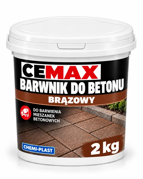 CEMAX Barwnik do betonu, Brązowy 2 kg