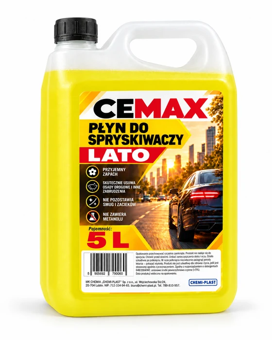 Płyn do spryskiwaczy LATO - standardowy, 5 l